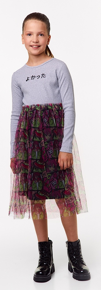 

Платье детское Kari AW24C89003721, серый, 146, 236782