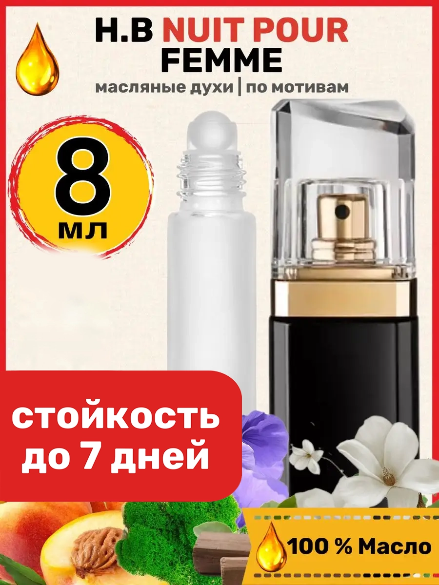 

Духи масляные BestParfume по мотивам Nuit Pour Femme Хуго Босс Нуит Пур Фемме женские, 129