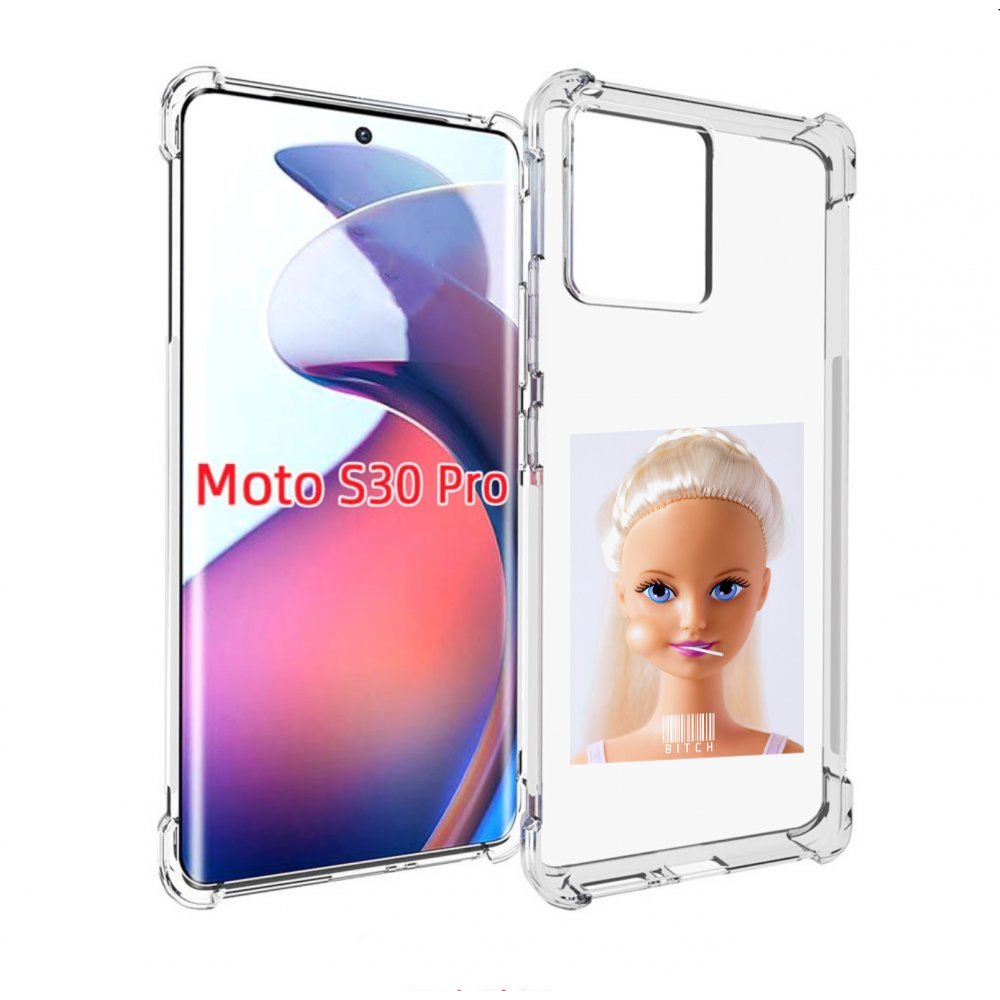 

Чехол MyPads барби для Motorola Moto S30 Pro, Прозрачный, Tocco