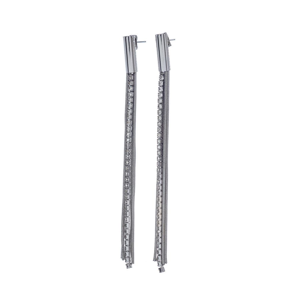

Серьги подвески из бижутерного сплава Moon Paris MB-23.04-011, Swarovski, MB-23.04-011