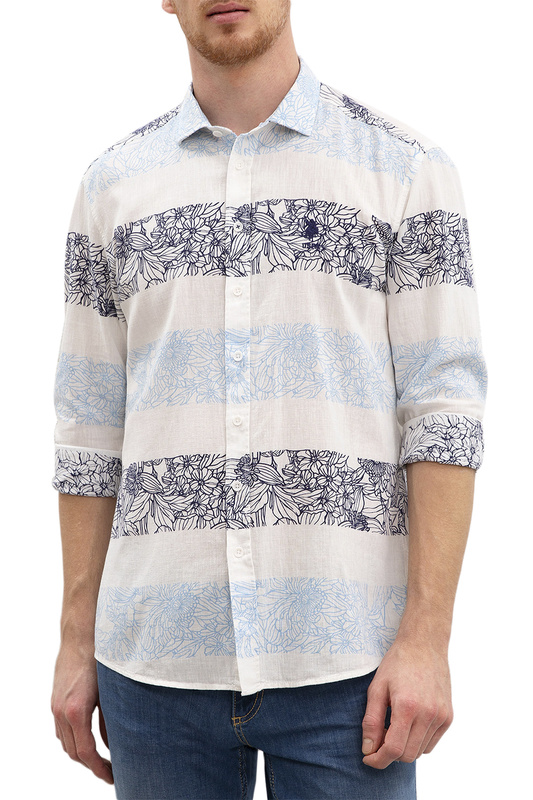 

Рубашка мужская U.S. POLO Assn. G081SZ0040UNICA синяя 52, G081SZ0040UNICA