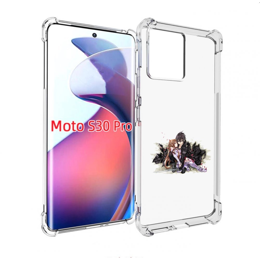 

Чехол MyPads аниме асуна для Motorola Moto S30 Pro, Прозрачный, Tocco