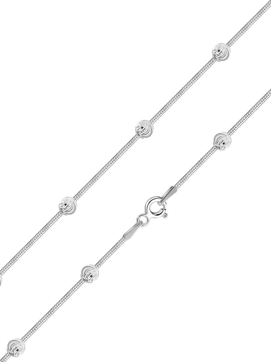 Цепочка из серебра 45 см MIUZ Diamonds (Московский ювелирный завод) C2036-NC-1027-025