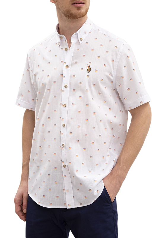 

Рубашка мужская U.S. POLO Assn. G081SZ0040UMMUR белая 52, G081SZ0040UMMUR