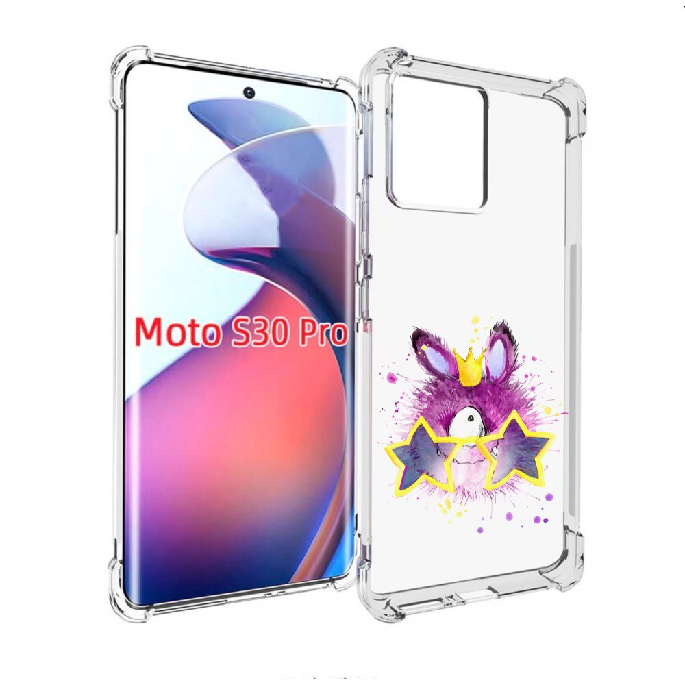 

Чехол MyPads Шуршуля для Motorola Moto S30 Pro, Прозрачный, Tocco
