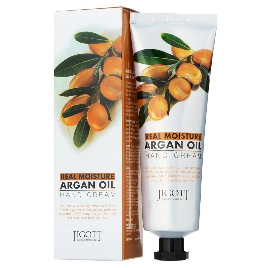 Крем для рук Jigott Real Moisture Argan Oil с аргановым маслом 100 мл 515₽