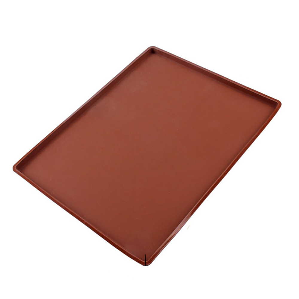 Силиконовый коврик для выпечки, коричневый, 31х26х0,9 см, Kitchen Angel KA-SILMAT-06