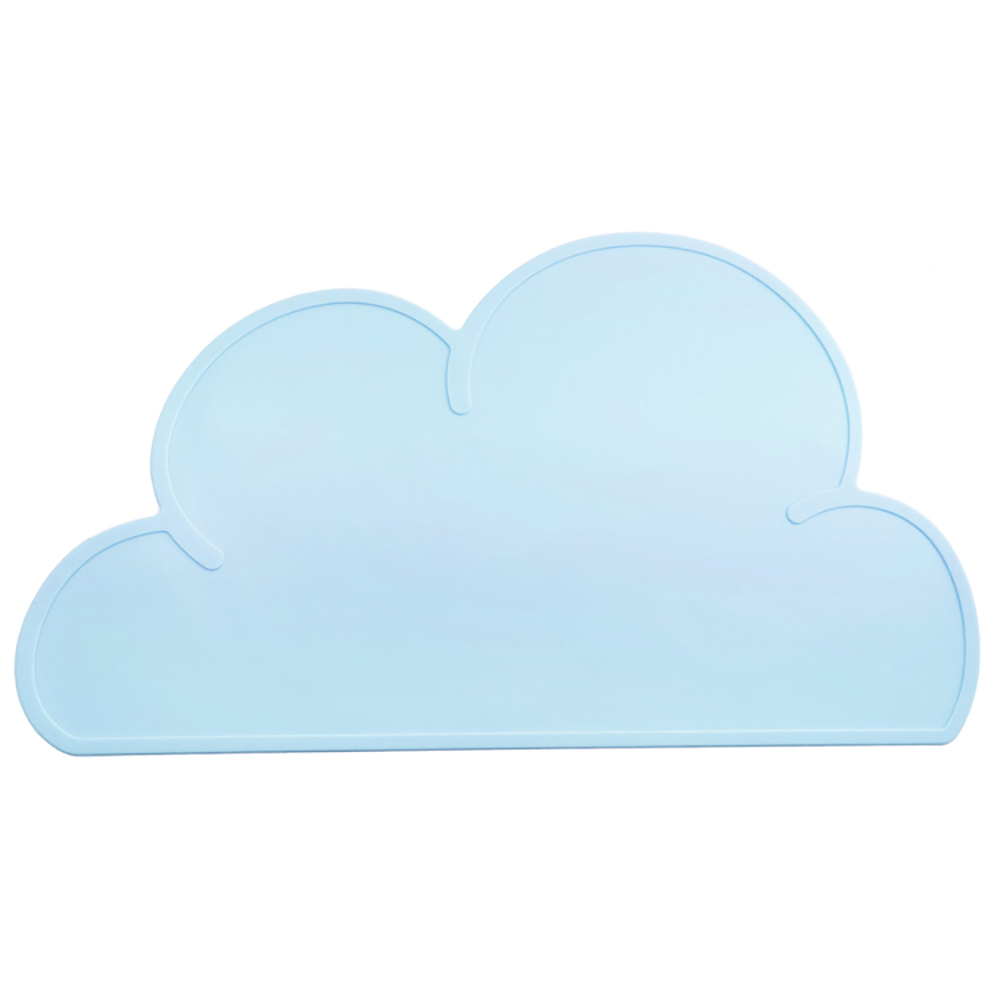 Силиконовый коврик облако, голубой, 48х27х0,3 см, Kitchen Angel KA-SILMAT-12