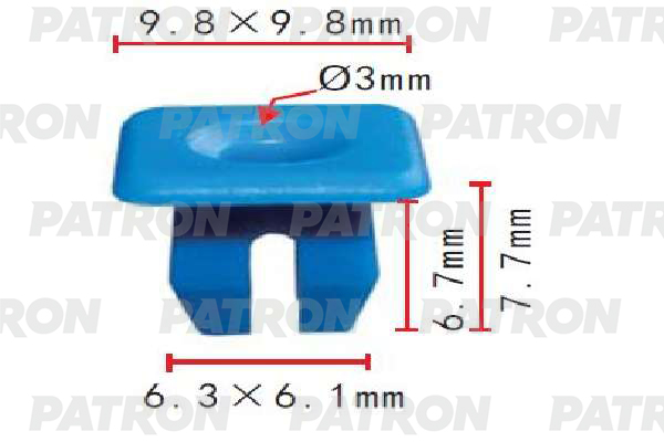 

Клипса Автомобильная PATRON P371843