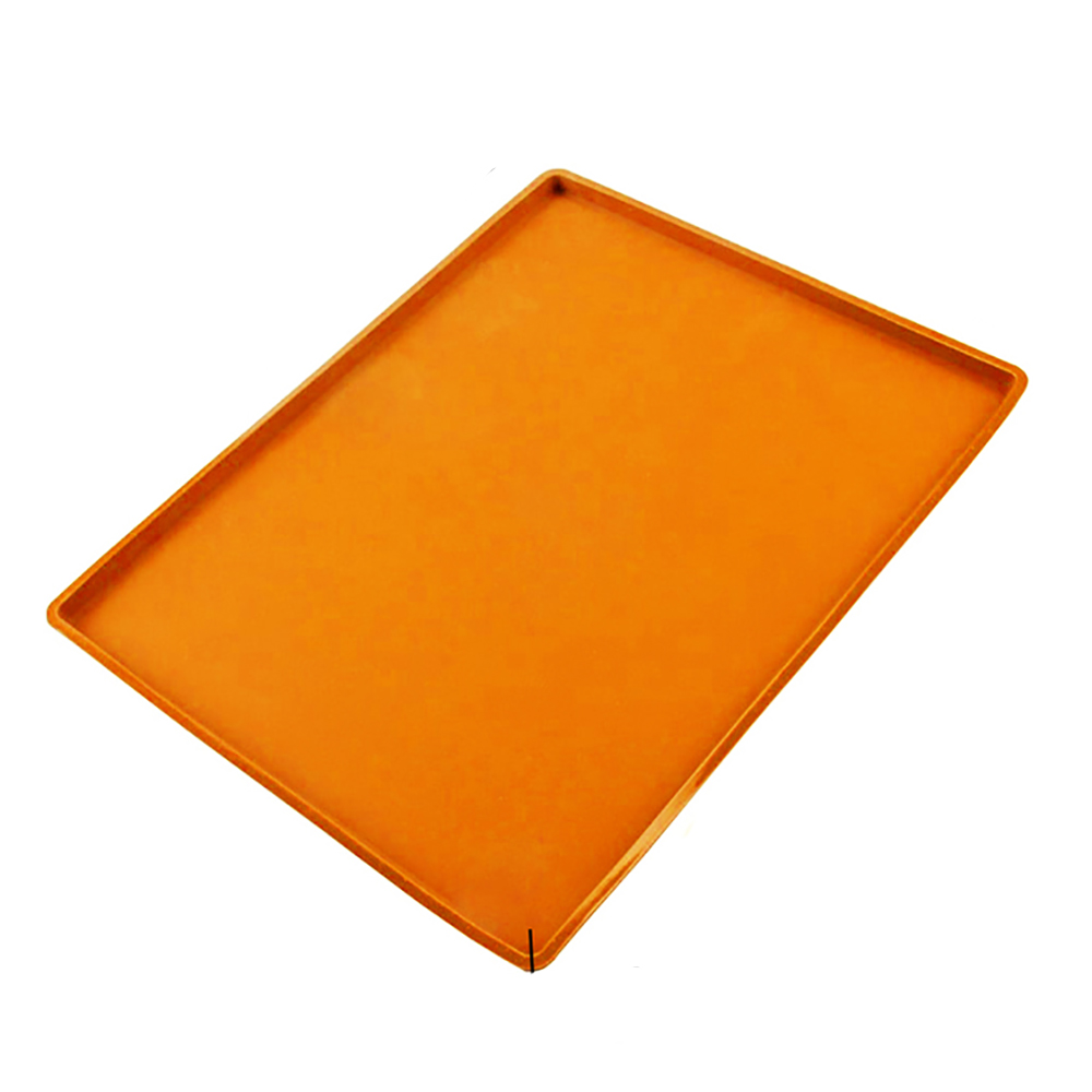 фото Силиконовый коврик для выпечки, оранжевый, 31х26х0,9 см, kitchen angel ka-silmat-08