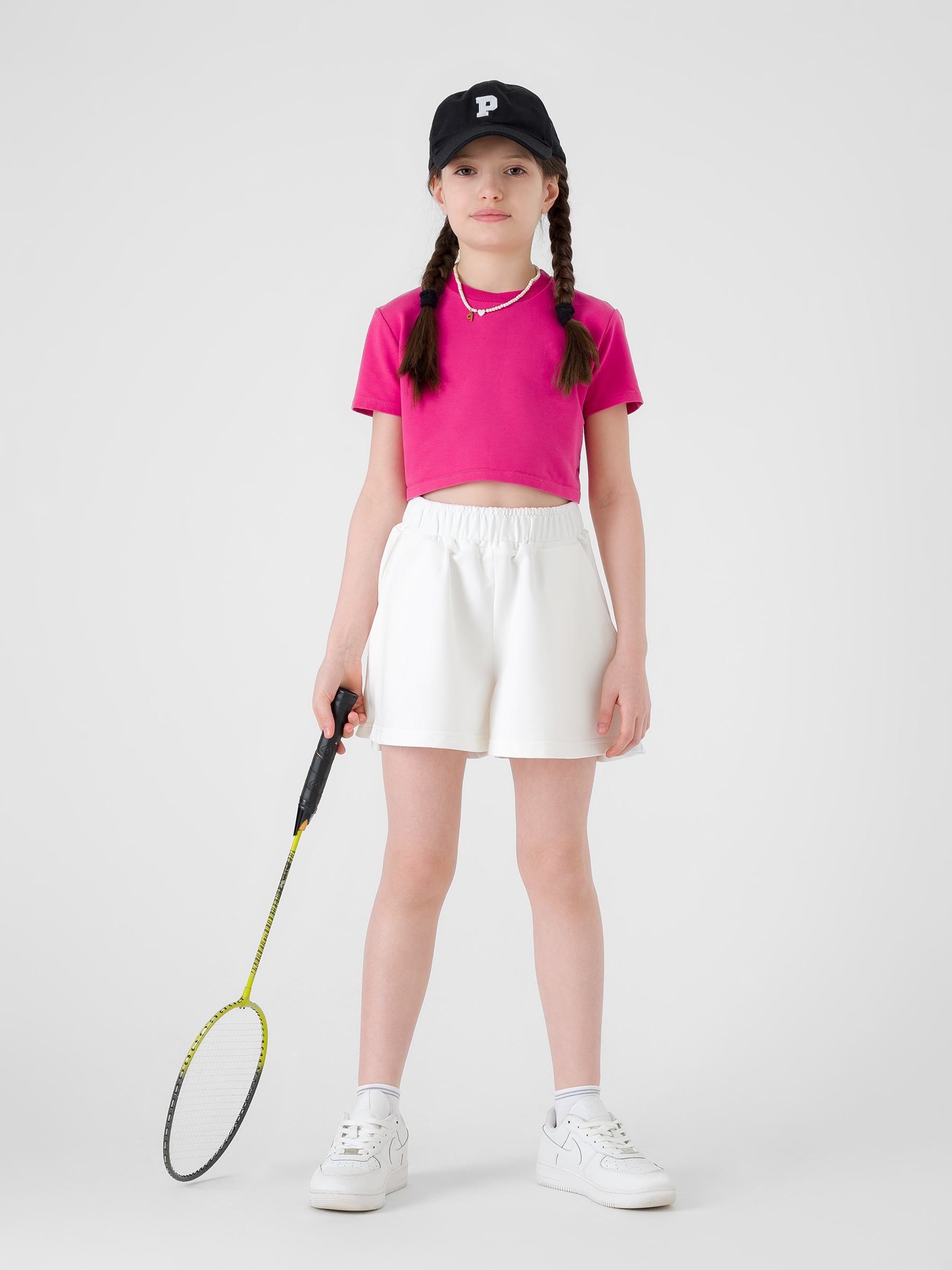 Юбка-шорты детская Sherysheff ТЛ23219, молочный, 146