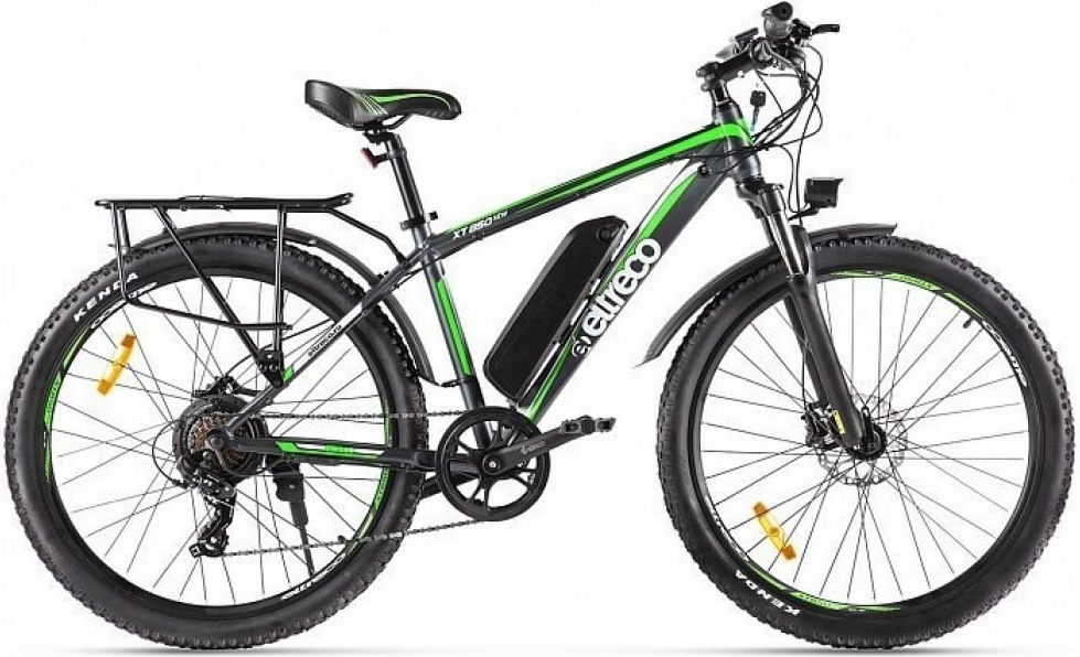 

Электровелосипед Eltreco 022299-2145, XT 850 new серо-зеленый (022299-2145)