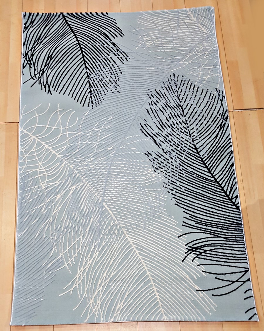 фото Ковер rixos 3868a прямой т.синий/голубой 200x400 sofia rugs