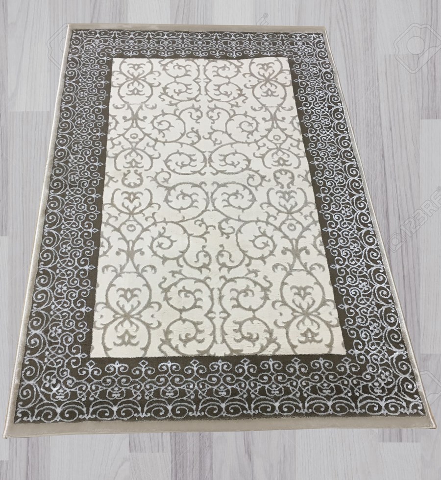 фото Ковер rixos 3867a прямой кремовый 280x380 sofia rugs