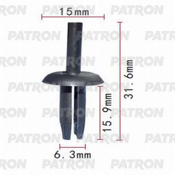 

Клипса Автомобильная PATRON P370695