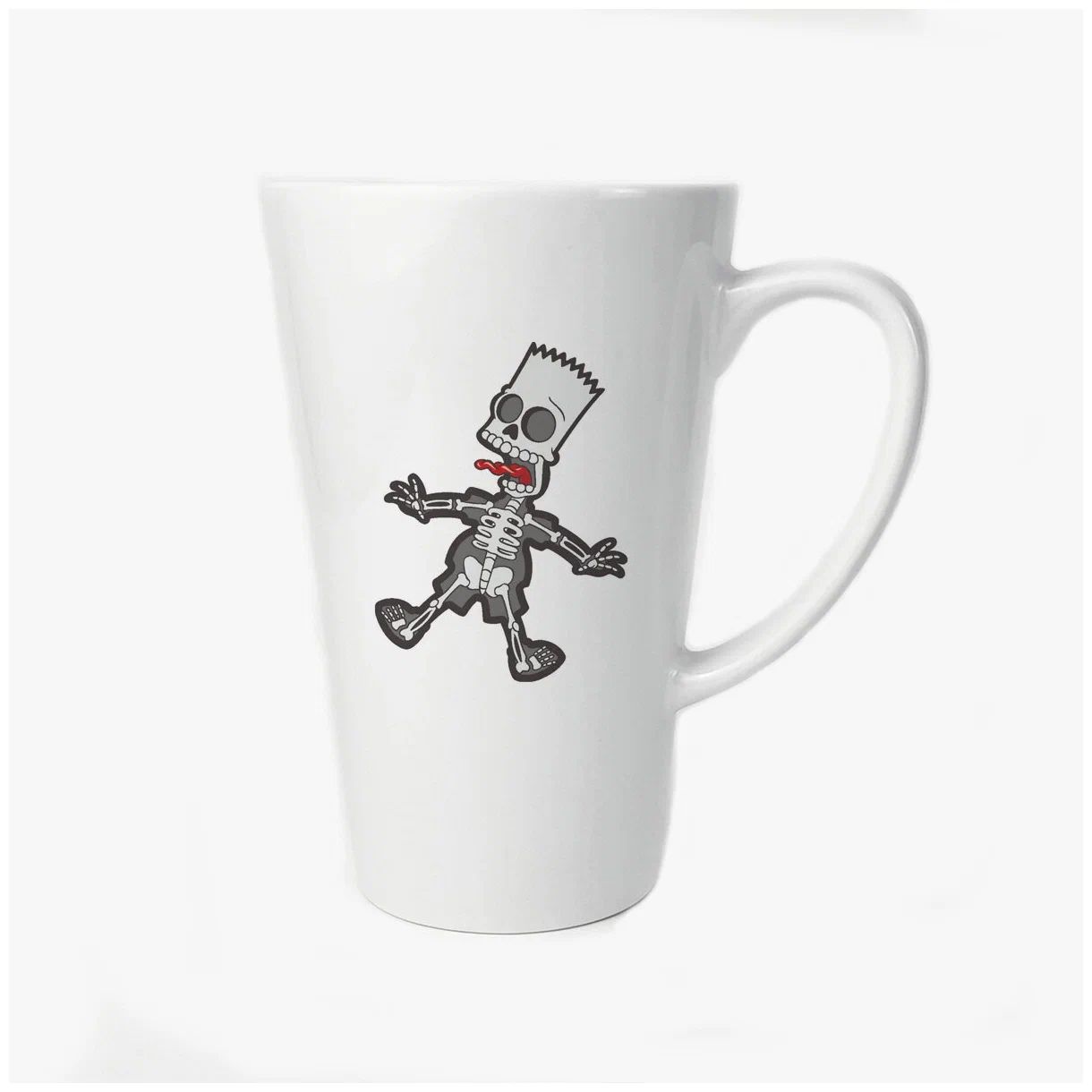 

Большая конусная кружка CoolPodarok Барт симпсон