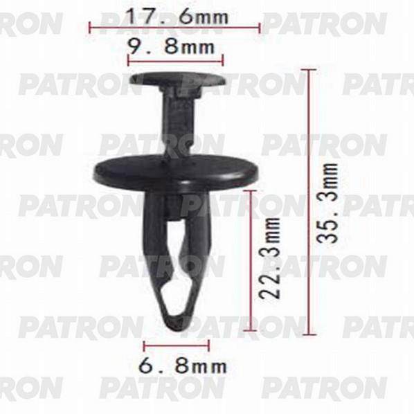 

Клипса Автомобильная PATRON P370976