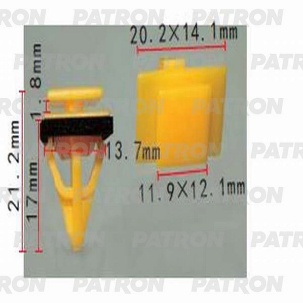 

Клипса Автомобильная PATRON P371305