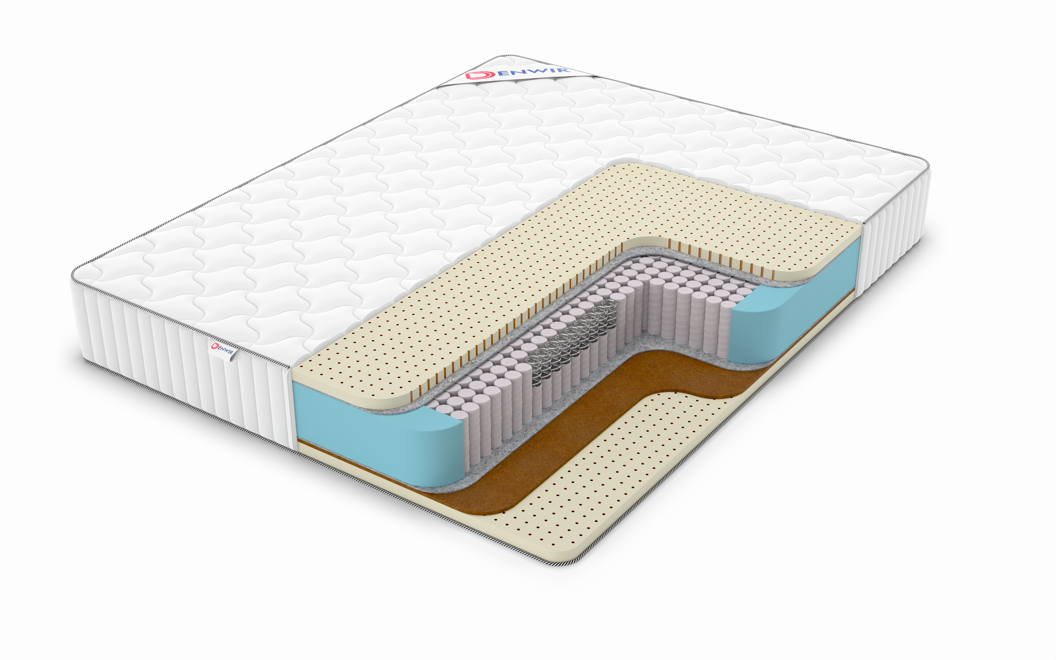 

Матрас пружинный Denwir CLASSIC BALANCE SOFT PLUS S1000 65х160, 24 см, Белый, CLASSIC BALANCE SOFT PLUS S1000