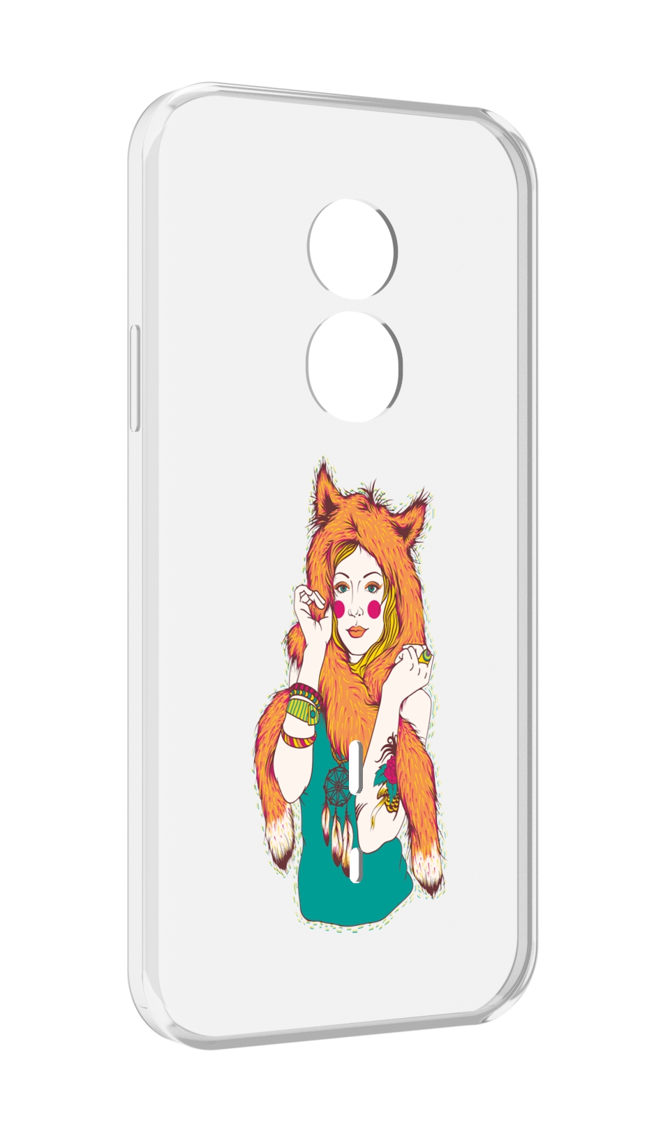 

Чехол MyPads Девушка лиса для Doogee S51, Прозрачный, Tocco