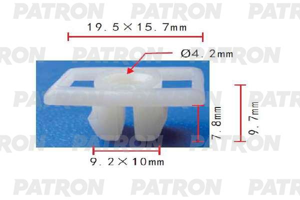 

Клипса Автомобильная PATRON P371818