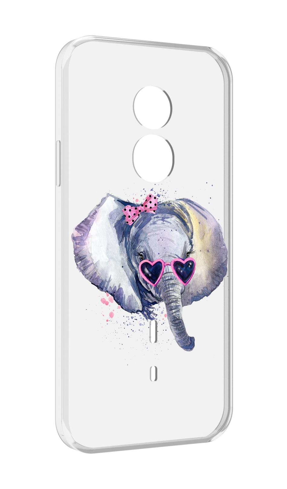 

Чехол MyPads слоник в очках для Doogee S51, Прозрачный, Tocco