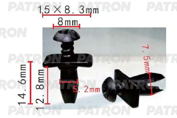 

Клипса Автомобильная PATRON P371647
