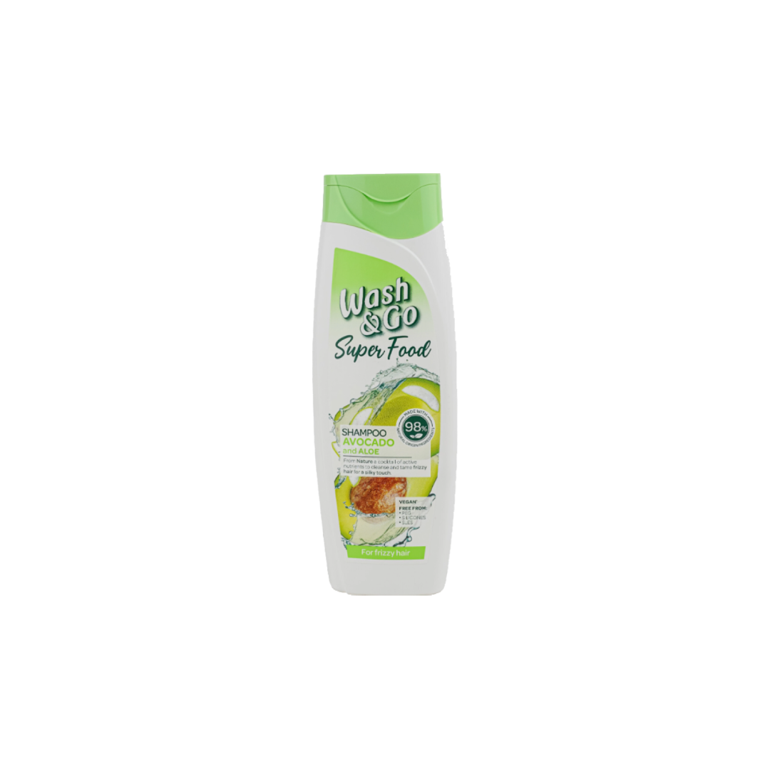 

Шампунь Wash&Go SUPERFOOD с авокадо и алоэ, 400 мл, FAG2208