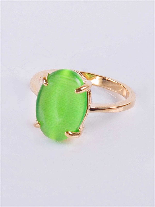 

Кольцо из бижутерного сплава р. 20 Lotus Jewelry 3023R-11CA-green, кошачий глаз, 3023R-11CA-green