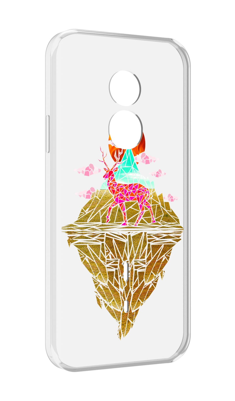 

Чехол MyPads розовый олень абстракция для Doogee S51, Прозрачный, Tocco