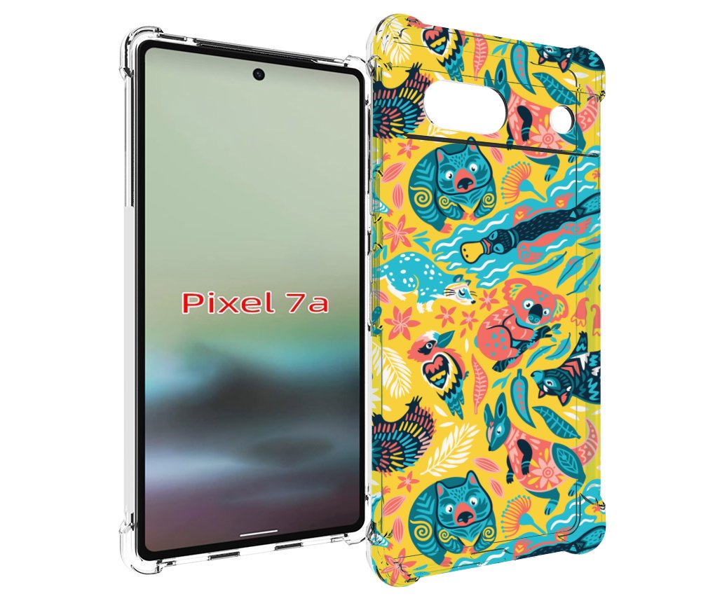 

Чехол MyPads seamless-pattern для Google Pixel 7A, Tocco