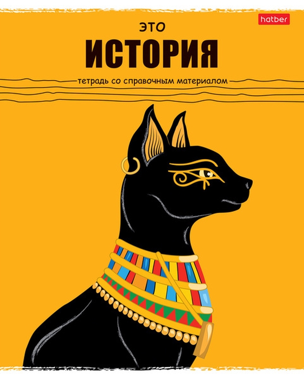 

Тетрадь предметная . 48л А5ф Со.справ.инф..Клетка,обл.мел.карт. Черный кот ИСТОРИЯ