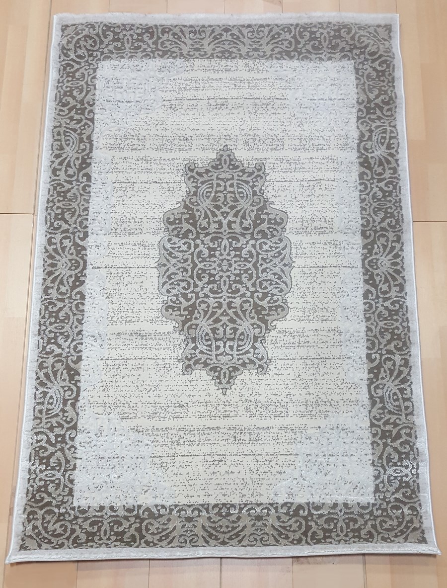 фото Ковер rixos 3865a прямой кремовый 150х300 sofia rugs