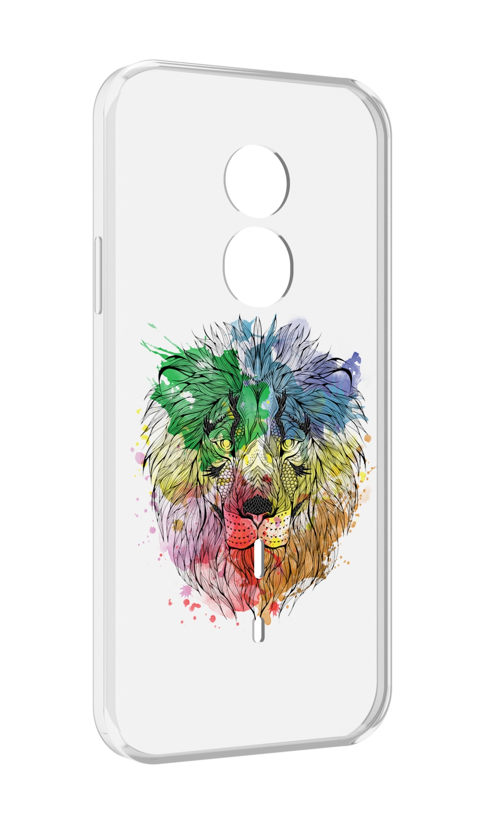 

Чехол MyPads разноцветный гордый лев для Doogee S51, Прозрачный, Tocco