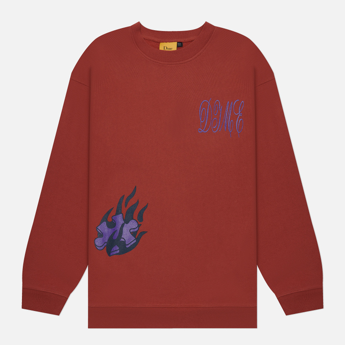 

Мужская толстовка Dime Flamepuzz Crew Neck красный, Размер M, Flamepuzz Crew Neck