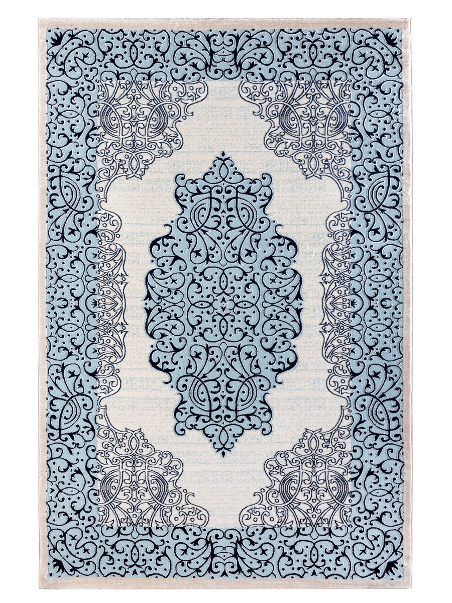 

Ковер RIXOS 3865A прямой т.синий/голубой 200x300