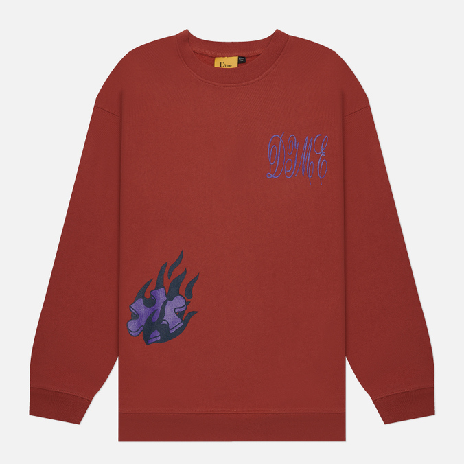 

Мужская толстовка Dime Flamepuzz Crew Neck красный, Размер S, Flamepuzz Crew Neck