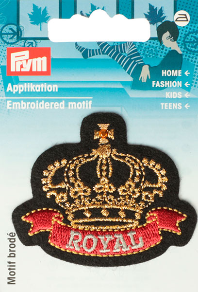 

Термоаппликация Корона ROYAL 5949мм, 100% полиэстер Prym, 926678