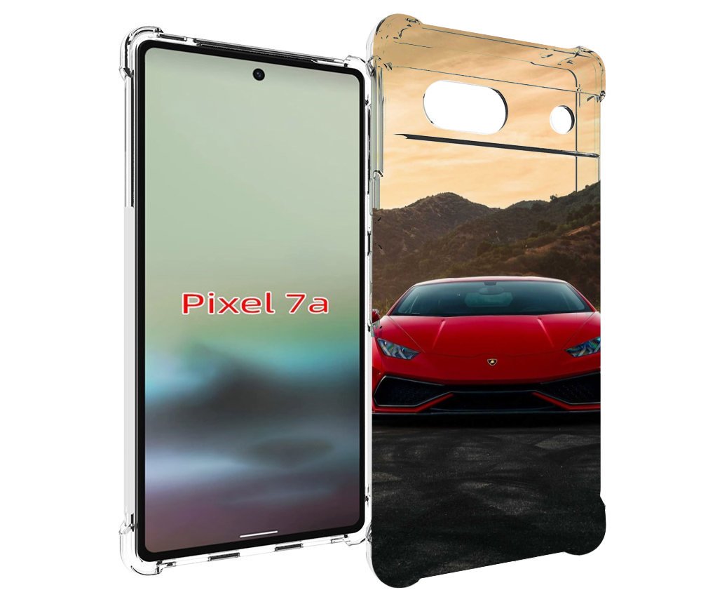 

Чехол MyPads lamborghini ламборгини 1 мужской для Google Pixel 7A, Tocco