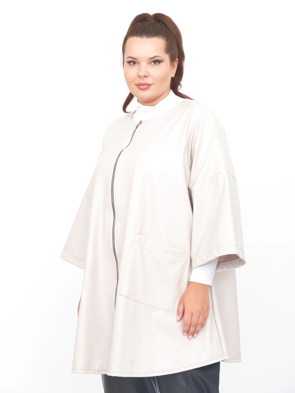 Пальто женское ZORY ZPL20021WHT03 белое 48-50 RU