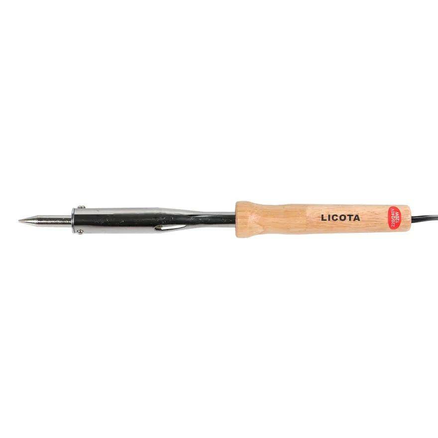 фото Licota aet-6006gd licota - паяльник с деревянной ручкой 120 вт 220 в