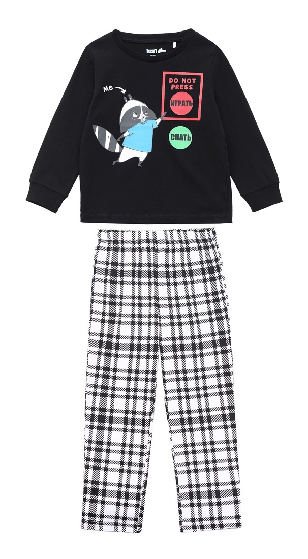 

Пижама детская Kari Kids AW24C1155, черный, 110, 236016