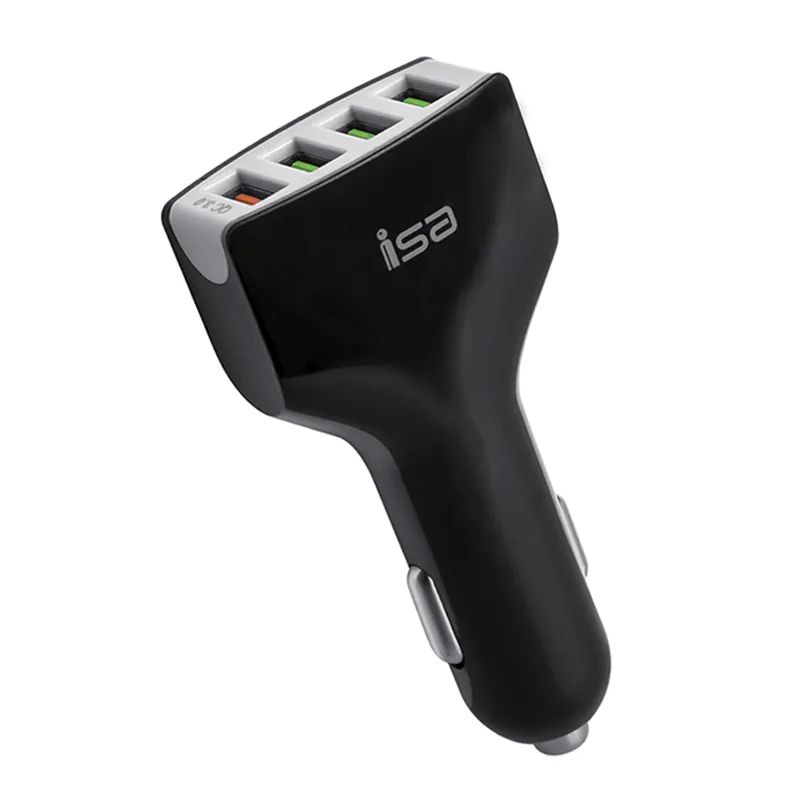 

Автомобильное зарядное устройство в прикуриватель 4 x USB быстрая зарядка QuickCharge 3.0