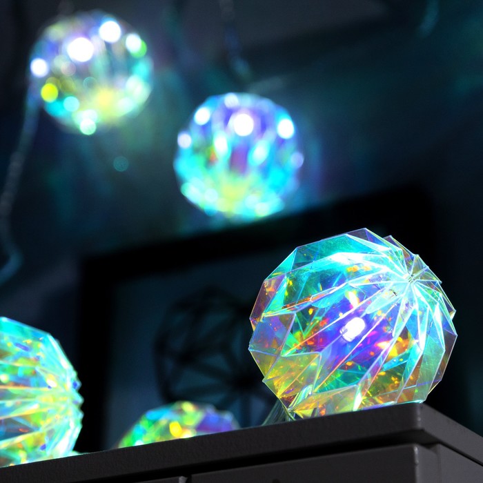 

Световая гирлянда новогодняя Luazon Lighting Фонарики 9646372 2,5 м белый холодный, Фонарики