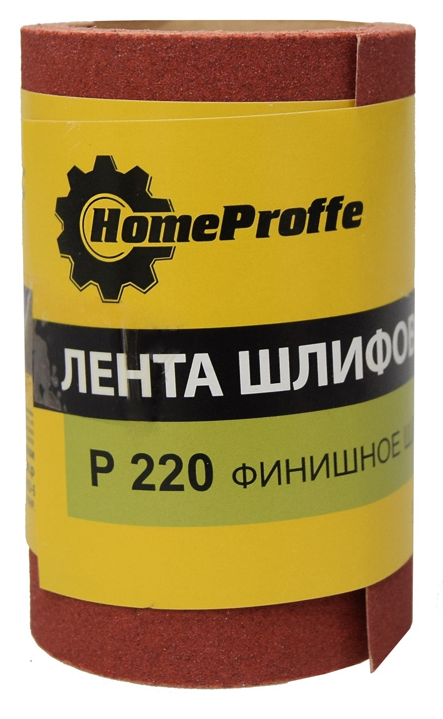 

Лента шлифовальная HOMEPROFFE водостойкая 93мм x 2,5м P220, бумага