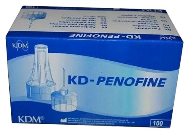 Иглы для шприц-ручек KD-Penofine 29G 0,33х12,7 мм 100 шт.