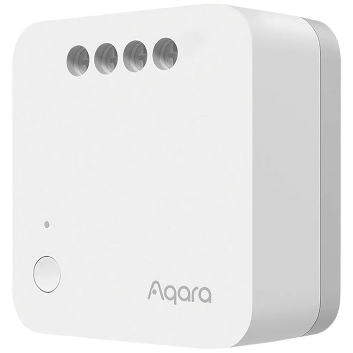 Управляемое реле Aqara Single Switch Module T1 SSM-U01, одноканальное, с нейтралью, ZigBee управляемое реле aqara single switch module t1 ssm u02 одноканальное 1 25 квт 100 250