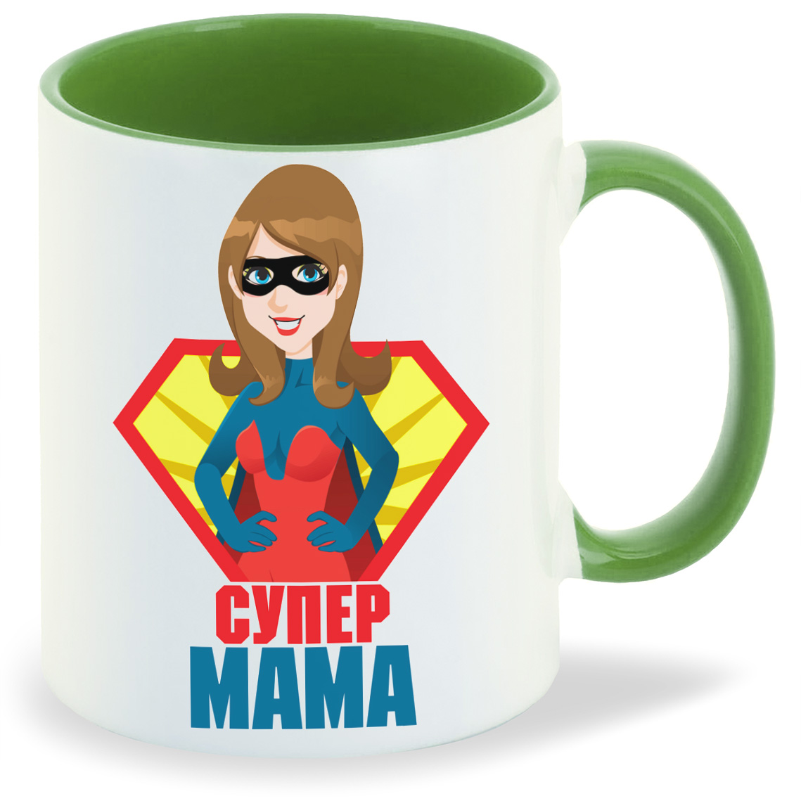 

Кружка CoolPodarok Супер мама, Супер мама