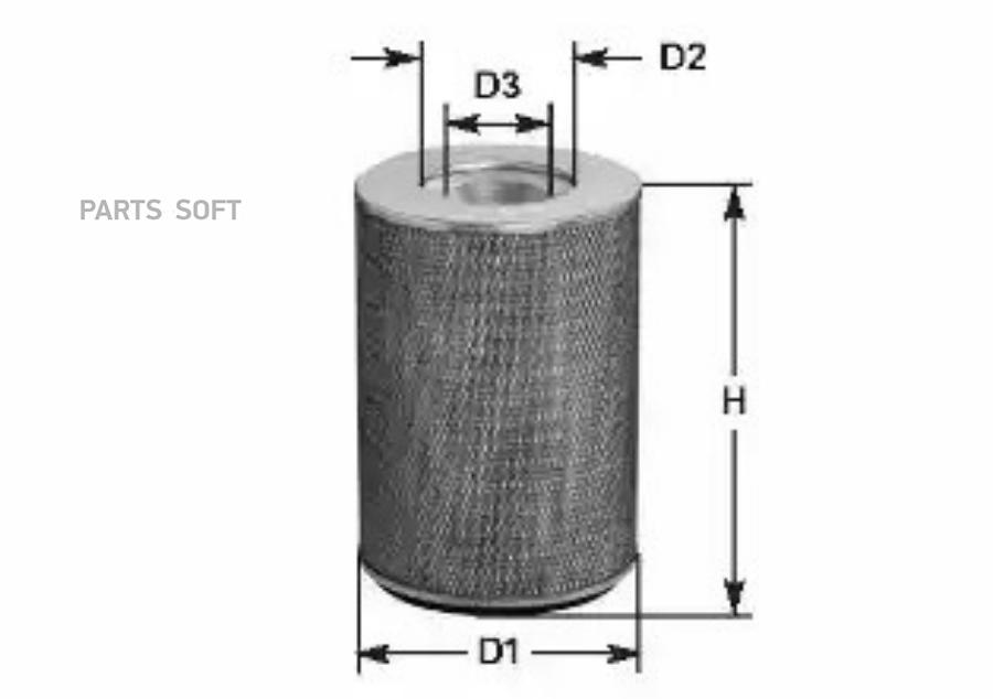 

Фильтр воздушный двигателя CLEAN FILTER MA581