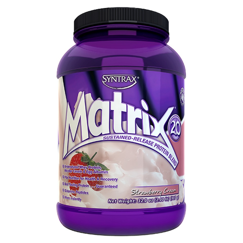 фото Протеин syntrax matrix 908 гр strawberry cream